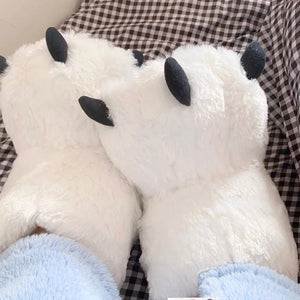 Oversized Bear Claw Slippers